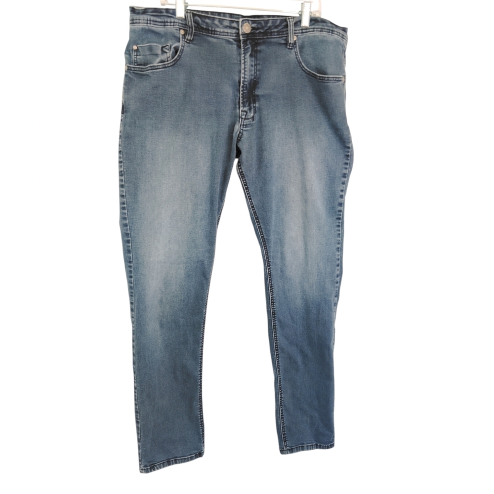 Buffalo David Button Skinny Denim Blue Jeans‎ sz 42